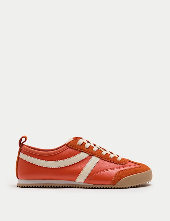 Leather Stripe Trainers