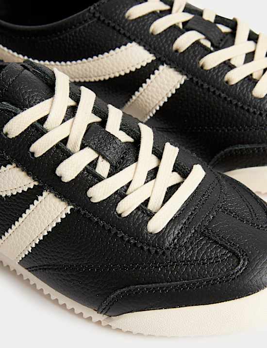 Leather Stripe Trainers
