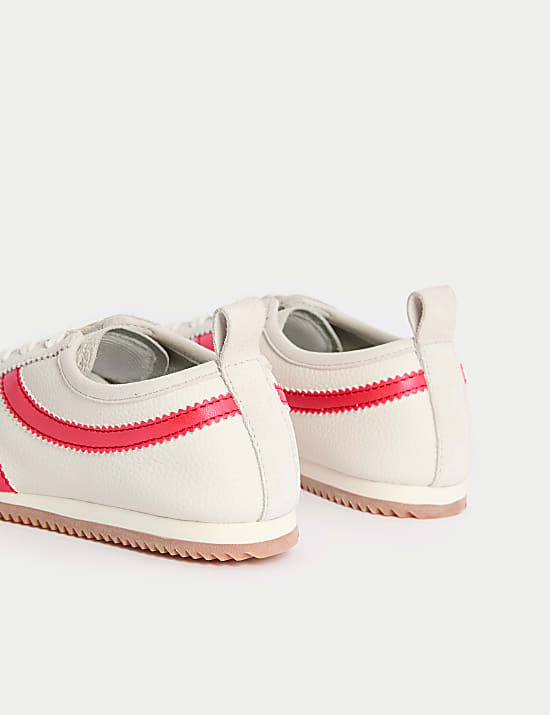 Leather Stripe Trainers