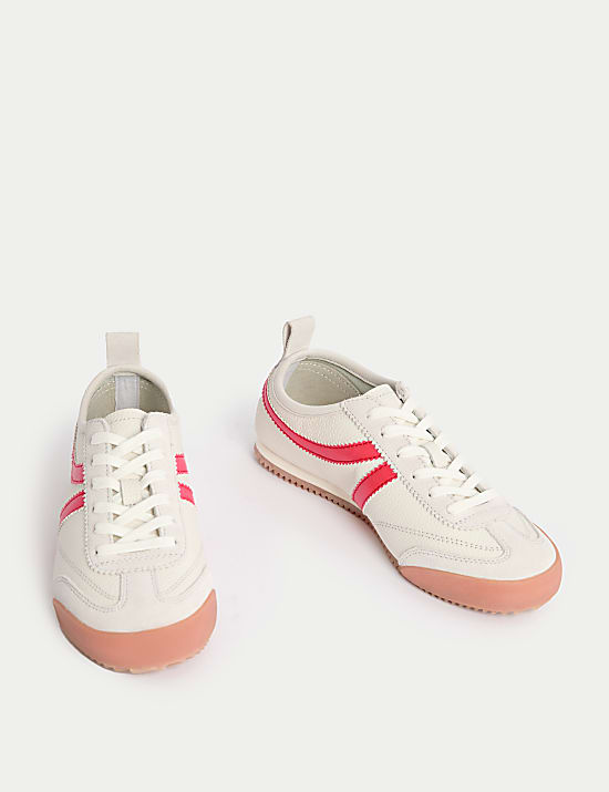 Leather Stripe Trainers