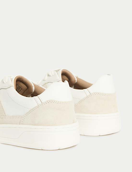 Leather Side Detail Trainers