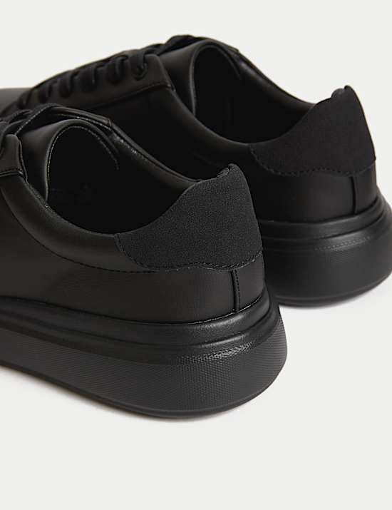 Lace Up Platform Trainers