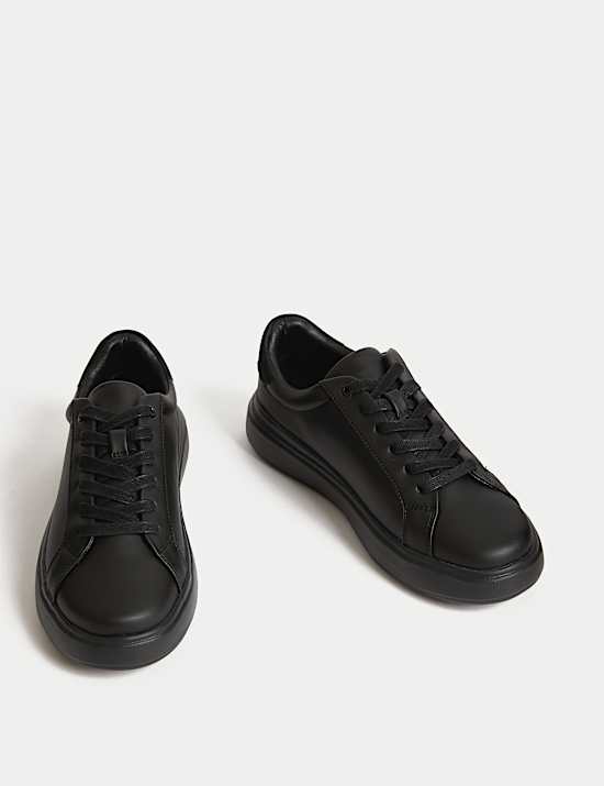 Lace Up Platform Trainers