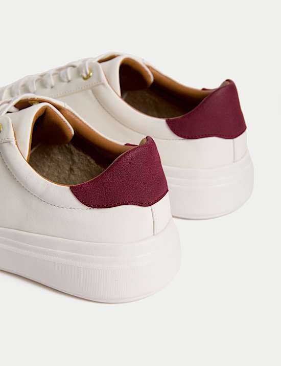 Lace Up Platform Trainers
