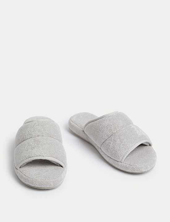 Open Toe Slider Slippers