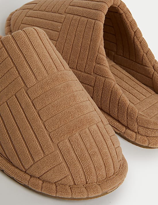 Round Toe Mule Slippers
