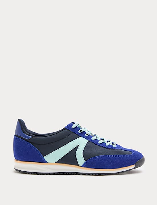Suede Side Detail Trainers