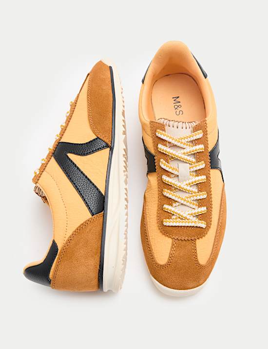 Suede Side Detail Trainers