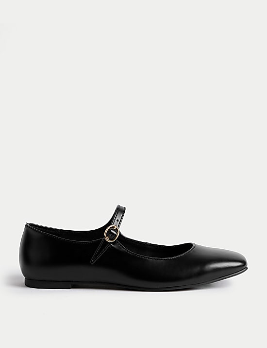Flat black shoes marks and spencer top