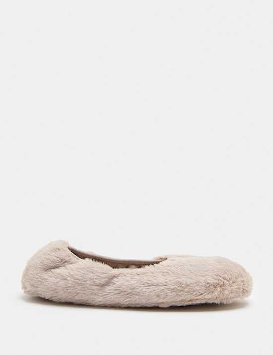 Round Toe Ballerina Slippers