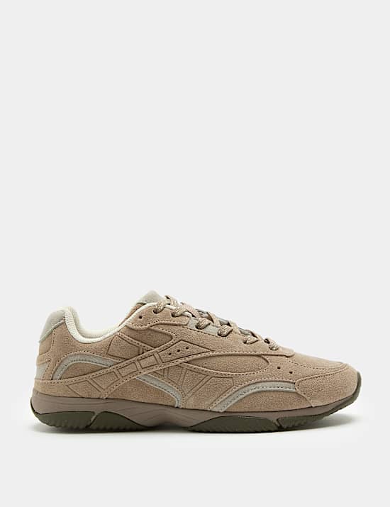 Suede Side Detail Trainers