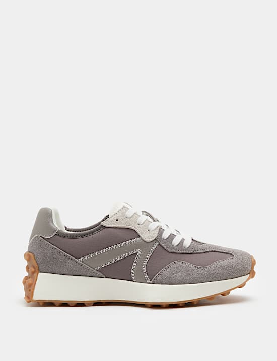 Suede Side Detail Trainers