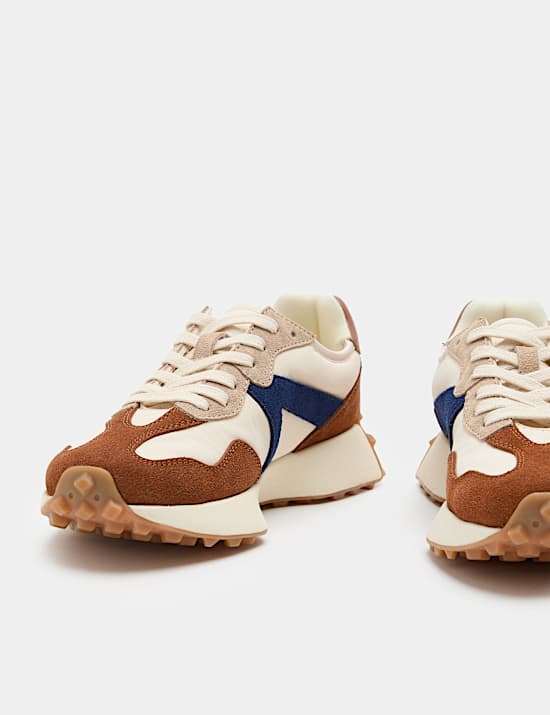 Suede Side Detail Trainers