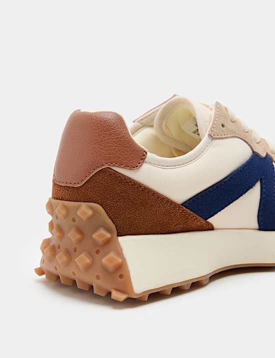 Suede Side Detail Trainers