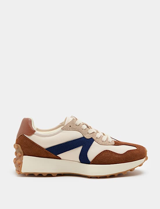 Suede Side Detail Trainers