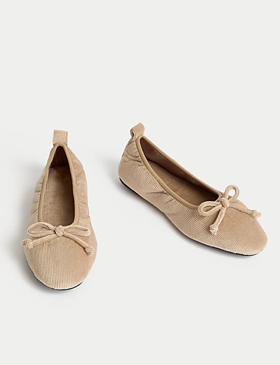 Bow Ballerina Slippers