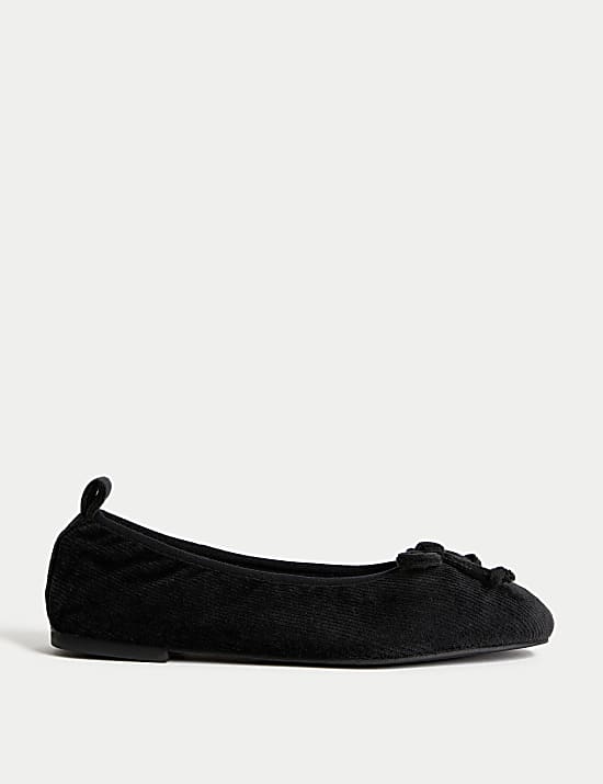 Bow Ballerina Slippers