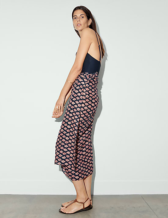 Puur katoenen sarong met print