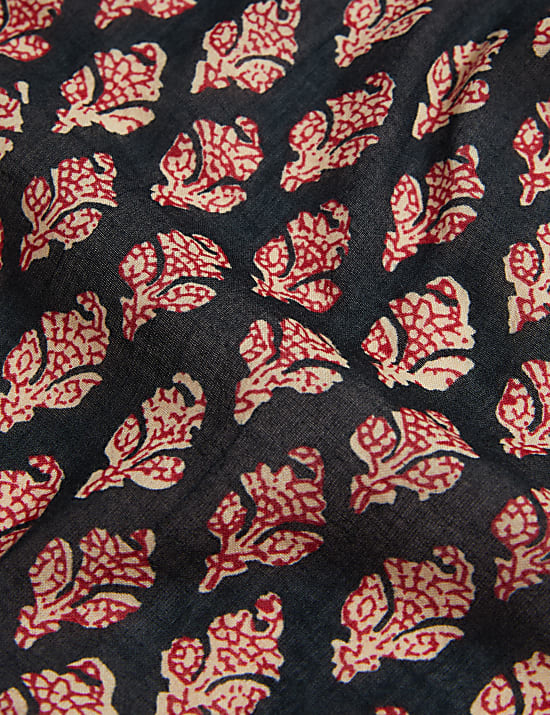 Puur katoenen sarong met print