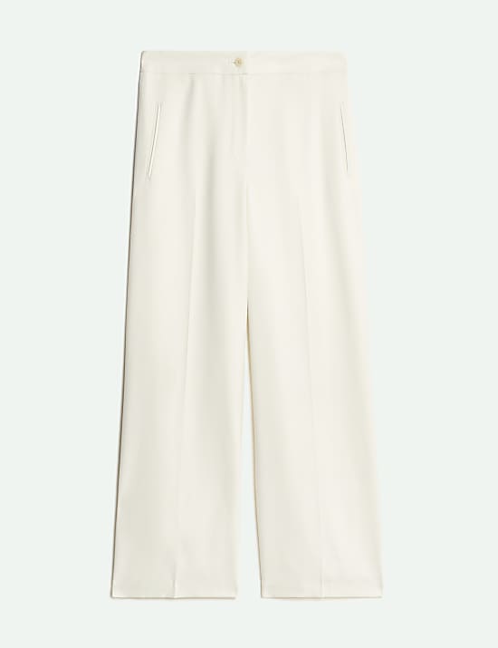 Pantalon en laine mélangée