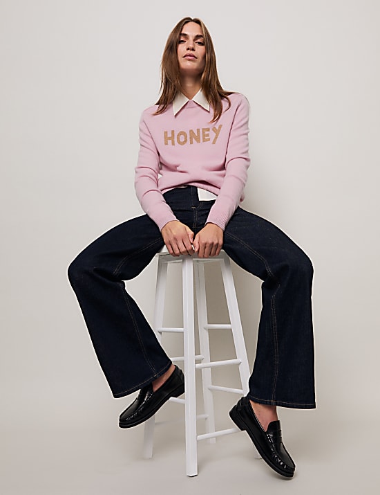 סריג Honey מקשמיר טהור