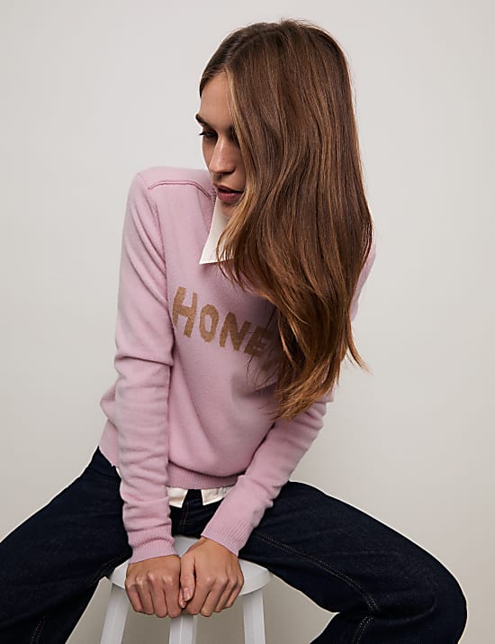 סריג Honey מקשמיר טהור