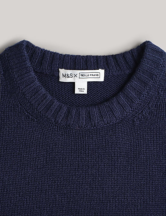 סריג Nature בגזרת אוברסייז מצמר מרינו בשילוב קשמיר