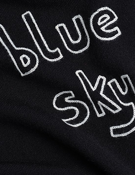 Pure Merino Wool Blue Sky Jumper