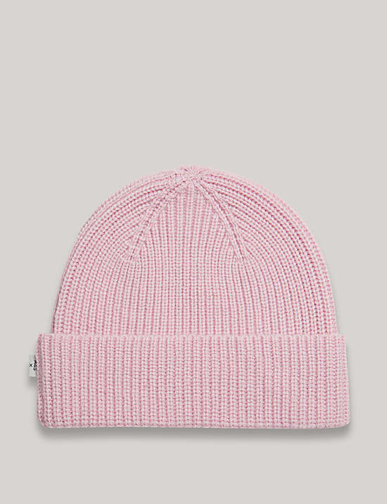 כובע מתערובת צמר מרינו בשילוב קשמיר