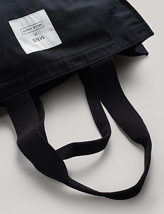 תיק רחב Divine Feminine מכותנת קנבס טהורה