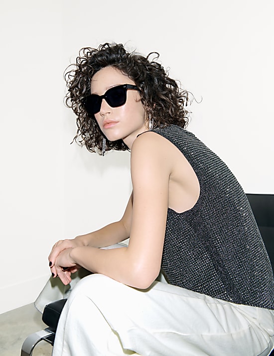 Top clouté en jersey