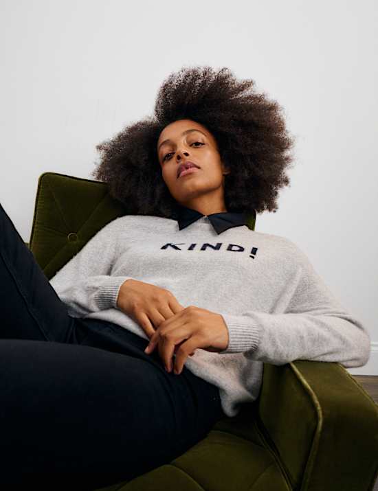 Pure Cashmere 'Kind' Jumper