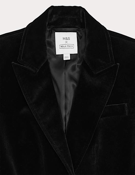 Velvet Tailored Blazer