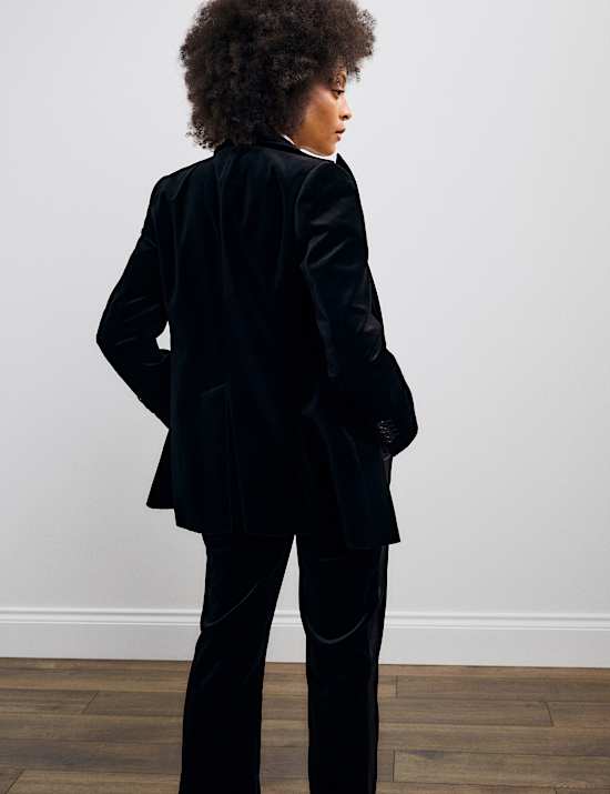 Velvet Tailored Blazer