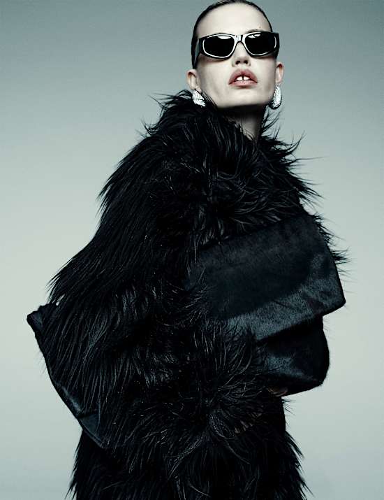 Hair On Leather Foldover Clutch Bag