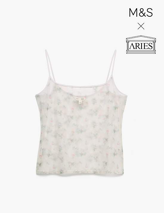 Sheer Floral Camisole
