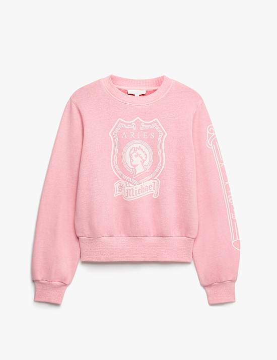 Sweat 100 % coton avec imprim&eacute;