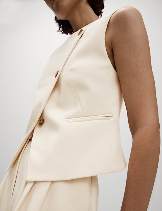 Tailored Asymmetric Waistcoat