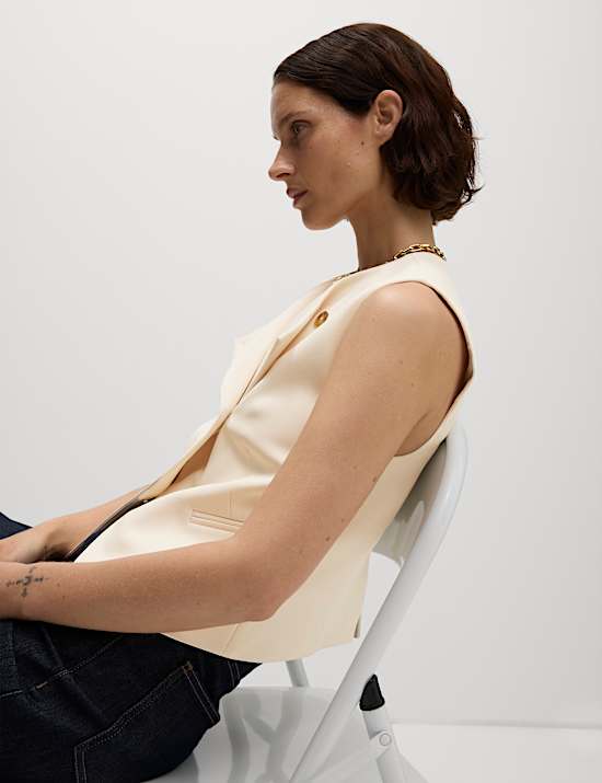 Tailored Asymmetric Waistcoat