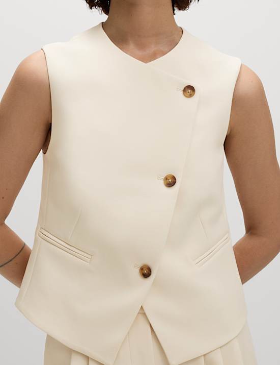 Tailored Asymmetric Waistcoat