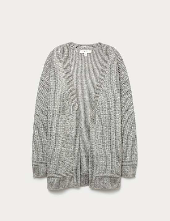 Cloud-Yarn Edge to Edge Longline Cardigan