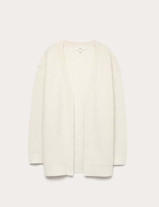 Cloud-Yarn Edge to Edge Longline Cardigan