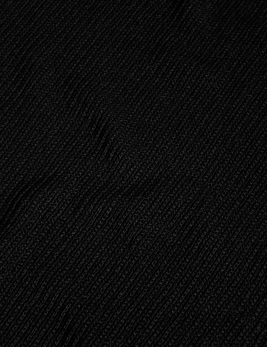 Ribbed Slash Neck Longline Jumper