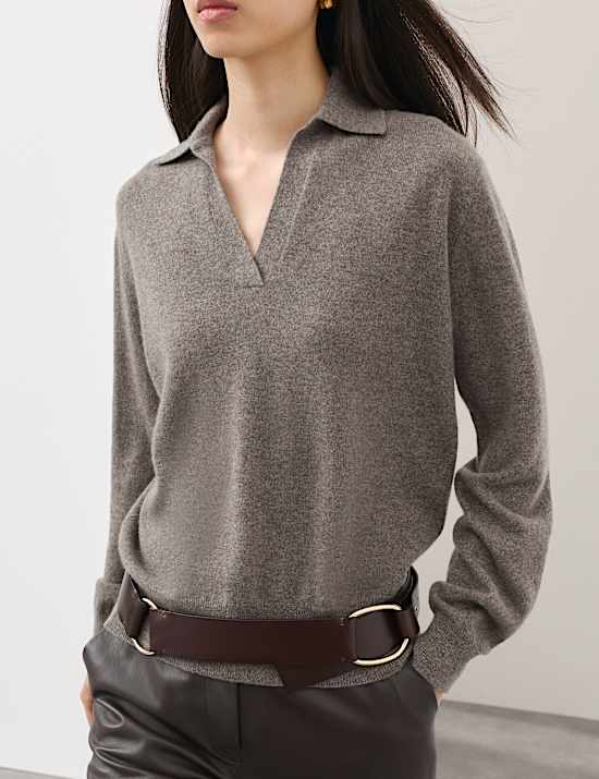 Pure Cashmere Relaxed Fit Knitted Top