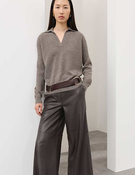 Pure Cashmere Relaxed Fit Knitted Top