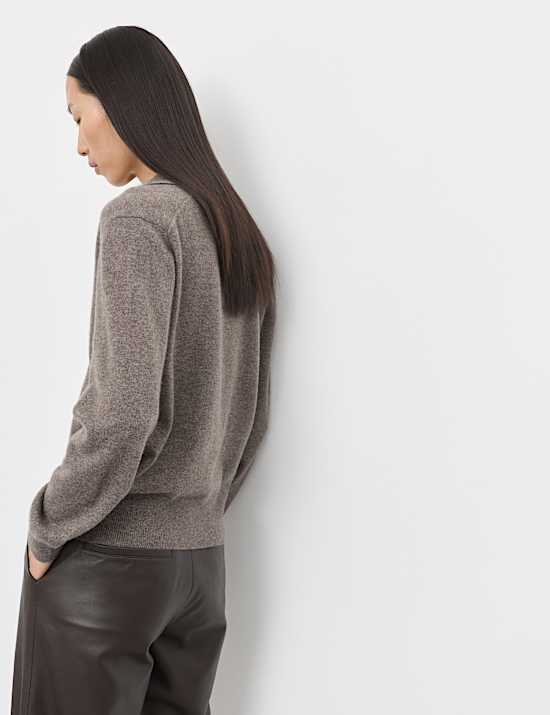 Pure Cashmere Relaxed Fit Knitted Top