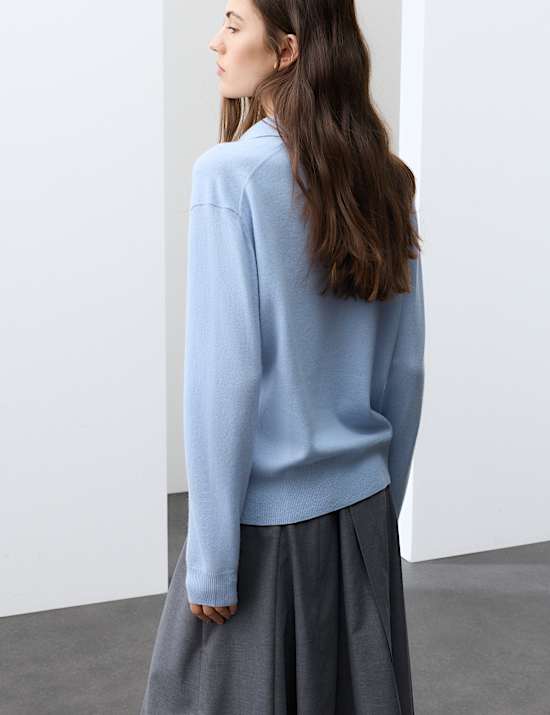 Pure Cashmere Relaxed Fit Knitted Top
