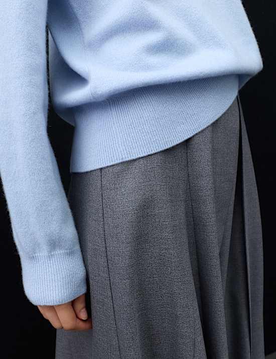 Pure Cashmere Relaxed Fit Knitted Top
