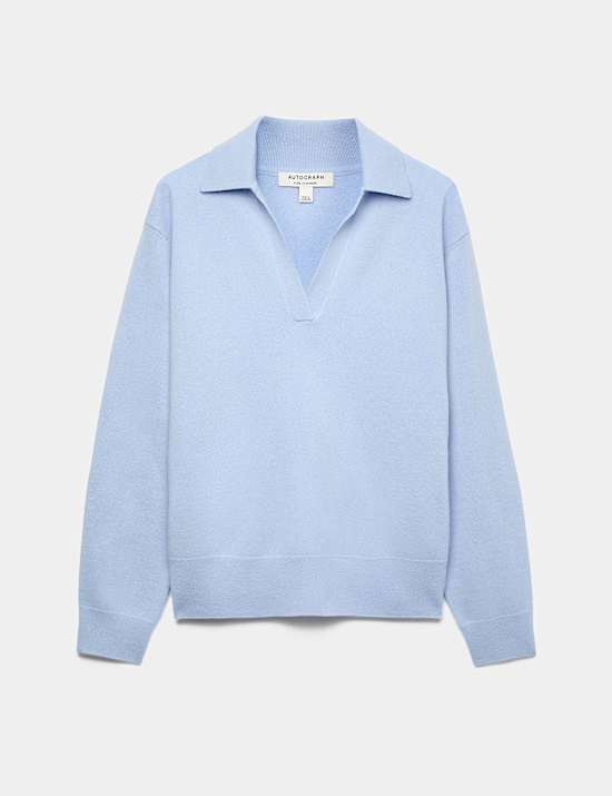 Pure Cashmere Relaxed Fit Knitted Top