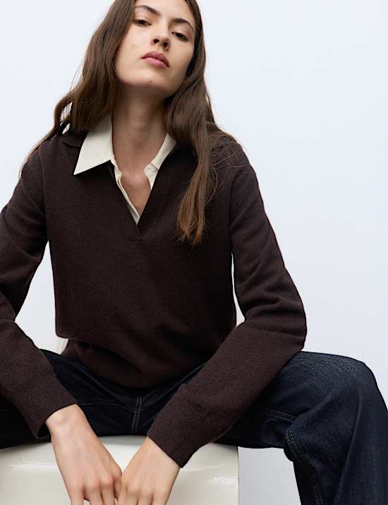 Pure Cashmere Relaxed Fit Knitted Top